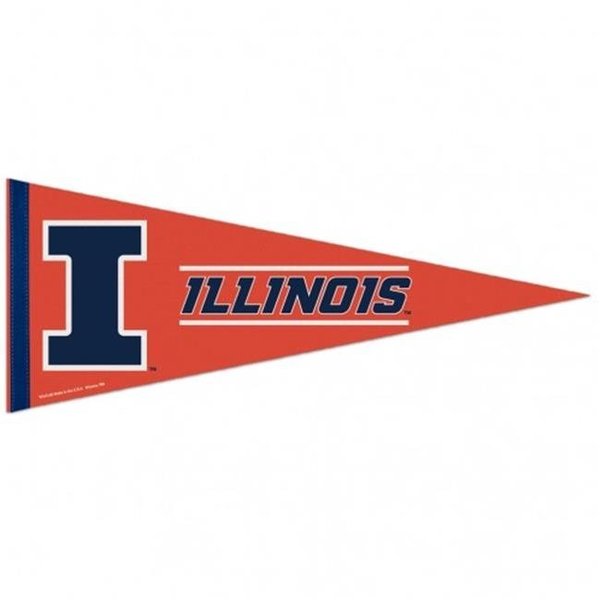 Wincraft Illinois Fighting Illini Pennant 12x30 Premium Style 3208528568